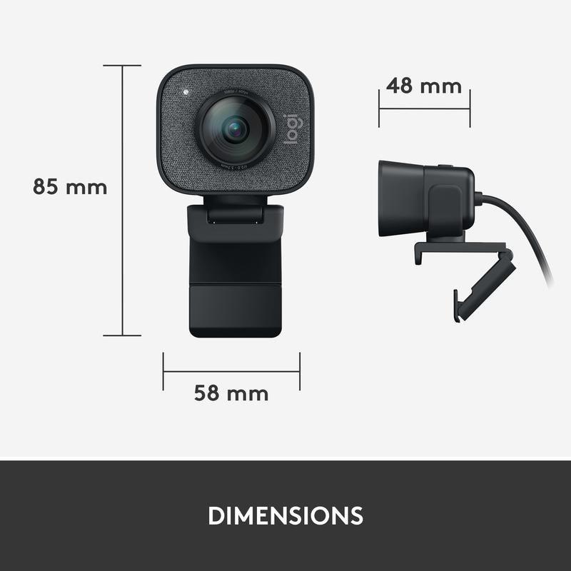 Logitech 960-001281 Streamcam - Full HD 1080p USB Streaming Webcam - Graphite, , large image number 8