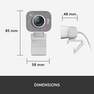 LOGITECH - Logitech 960-001297 Streamcam - Full HD 1080p USB Streaming Webcam - Off White