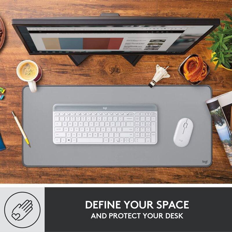 Logitech 956-000052 Desk Mat Studio Series - Mid Grey, , large image number 2