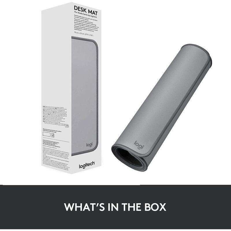 Logitech 956-000052 Desk Mat Studio Series - Mid Grey, , large image number 4