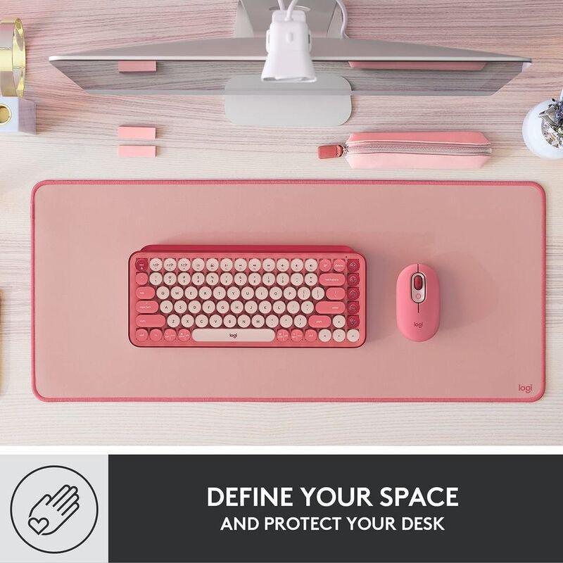 Logitech Desk Mat Studio Series - Darker Rose, , large image number 1