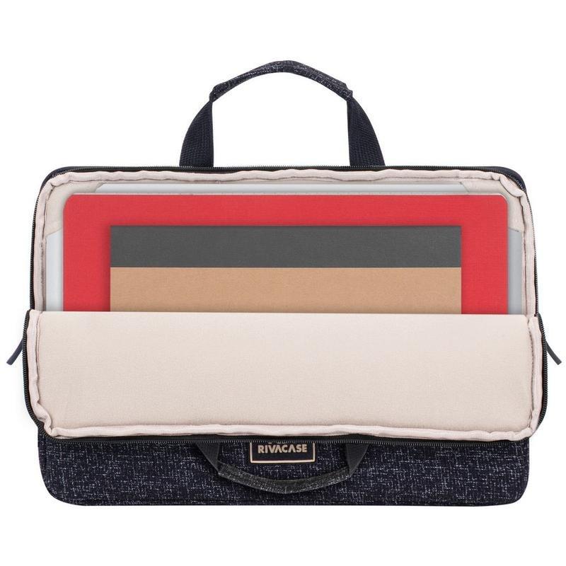 Rivacase 7913 Laptop Sleeve 13.3-inch with Handles - Black, , large image number 9