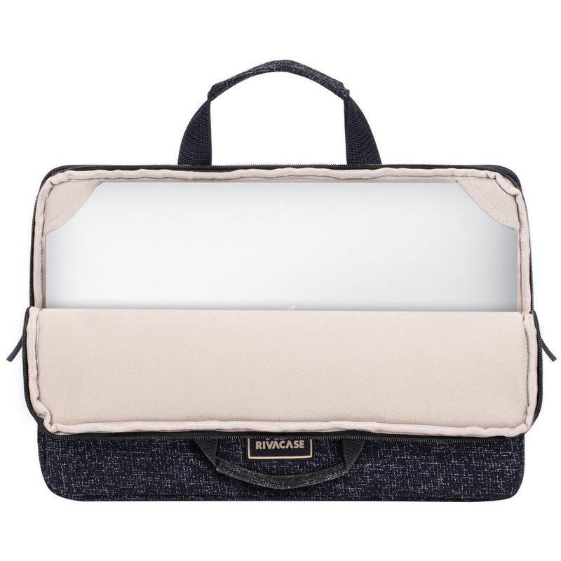 Rivacase 7913 Laptop Sleeve 13.3-inch with Handles - Black, , large image number 10