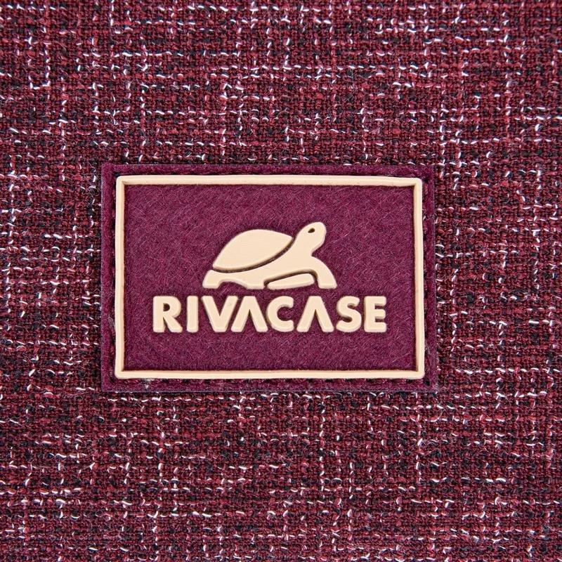 Rivacase 7913 Laptop Sleeve 13.3-inch with Handles - Burgundy Red, , large image number 10