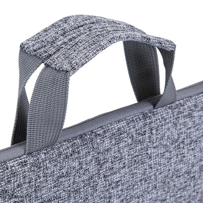 Rivacase 7913 Laptop Sleeve 13.3-inch with Handles - Light Grey, , large image number 5