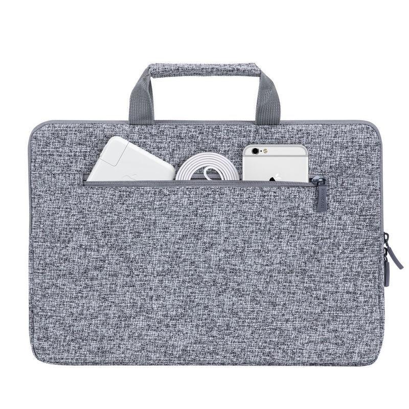 Rivacase 7913 Laptop Sleeve 13.3-inch with Handles - Light Grey, , large image number 10