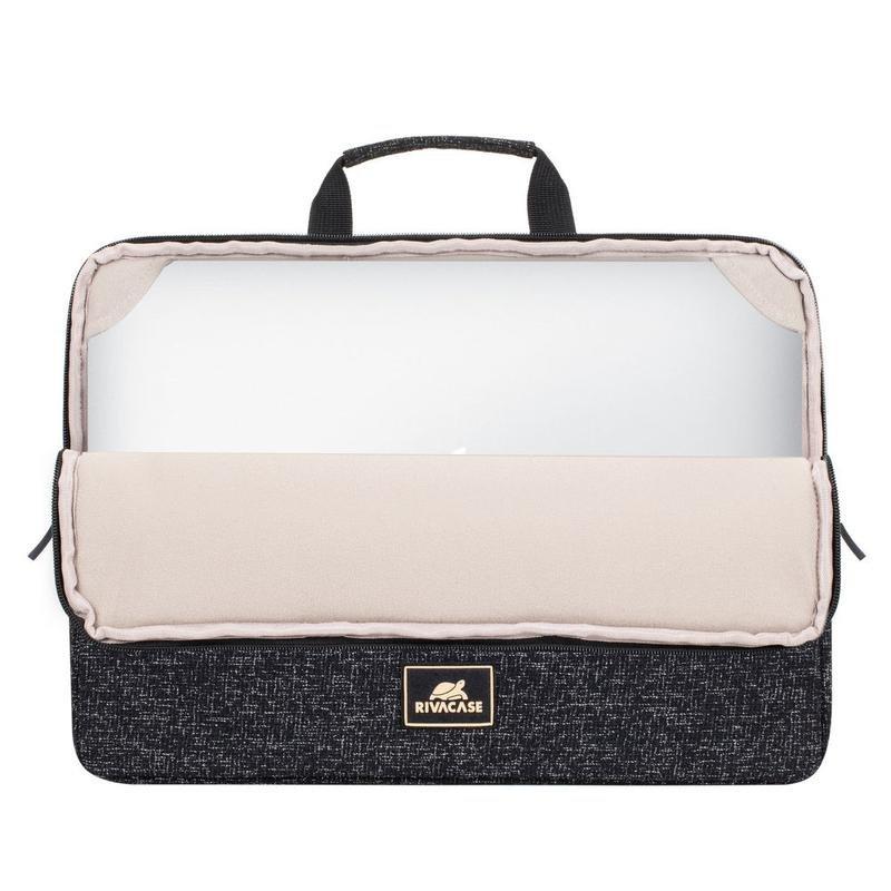 Rivacase 7915 Laptop Sleeve 15.6-inch with Handles - Black, , large image number 6