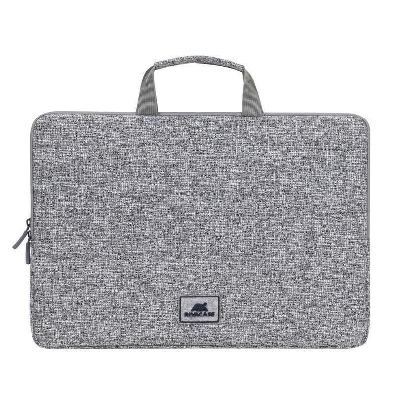 Rivacase 7915 Laptop Sleeve 15.6-inch with Handles - Light Grey, , large image number 1