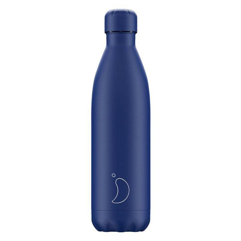 Chilly's Matte Bottle 750ml - All Blue, , medium