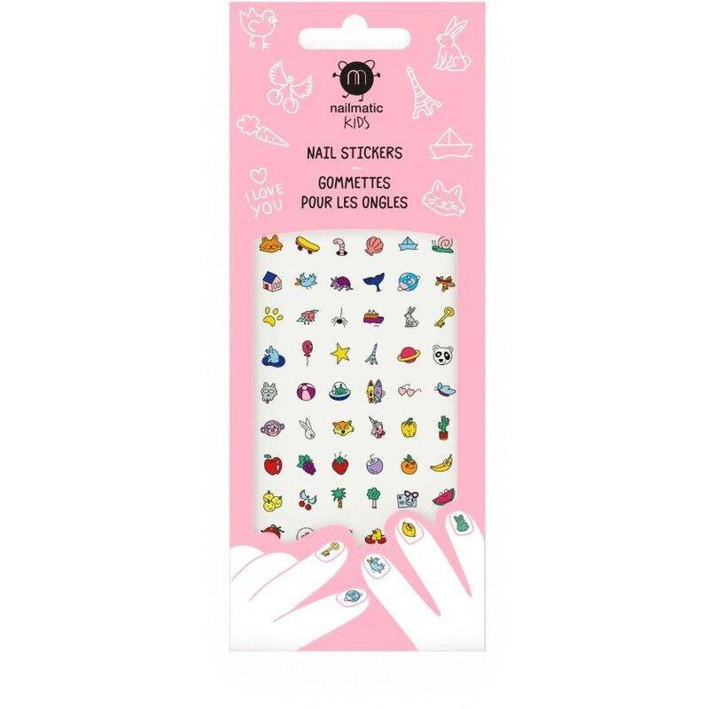 NAILMATIC - Nailmatic Kids Nail Stickers - Happy (72 Stickers)