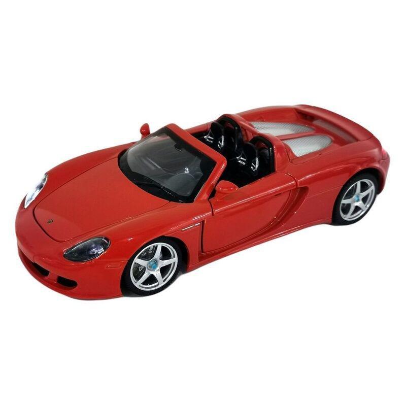 Metal Speed Zone Porsche Carrera GT 1.24 Scale Die-Cast Car, , large image number 0
