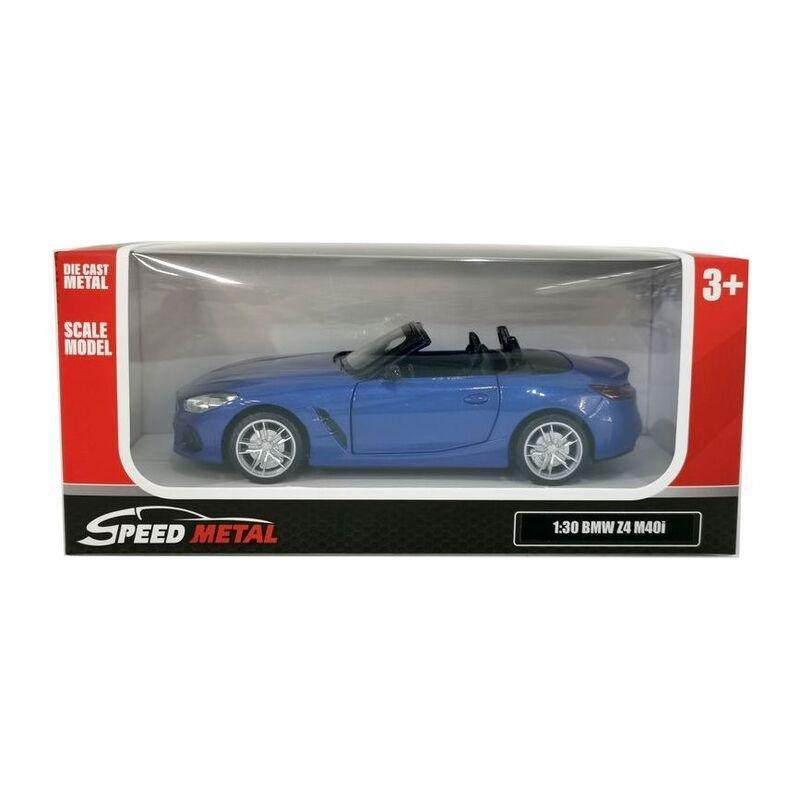 Metal Speed Zone BMW Z4 M40I 1.30 Scale Pull-Back Die-Cast Car, , large image number 2