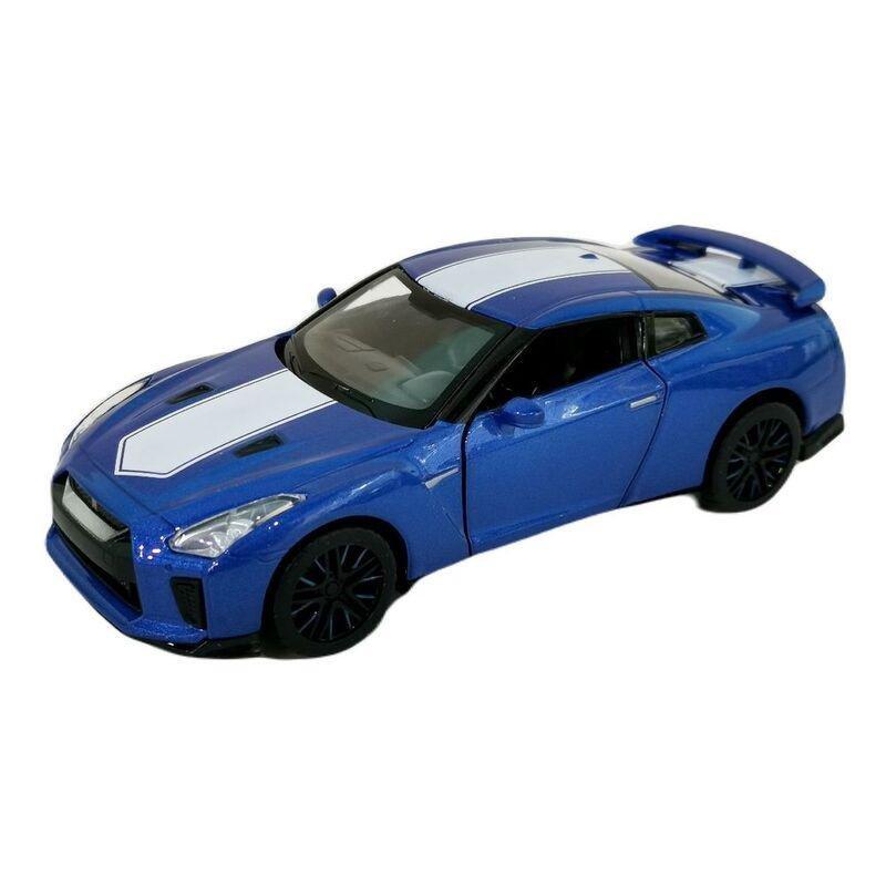 Metal Speed Zone Nissan GT-R R35 1.32 Scale Pull-Back Die-Cast Car, , large image number 0