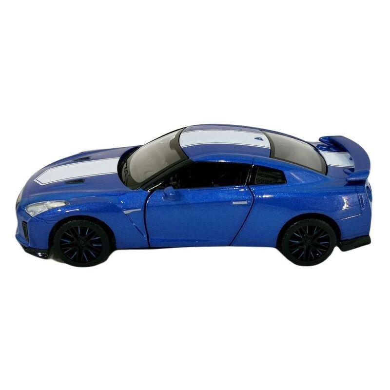Metal Speed Zone Nissan GT-R R35 1.32 Scale Pull-Back Die-Cast Car, , large image number 2