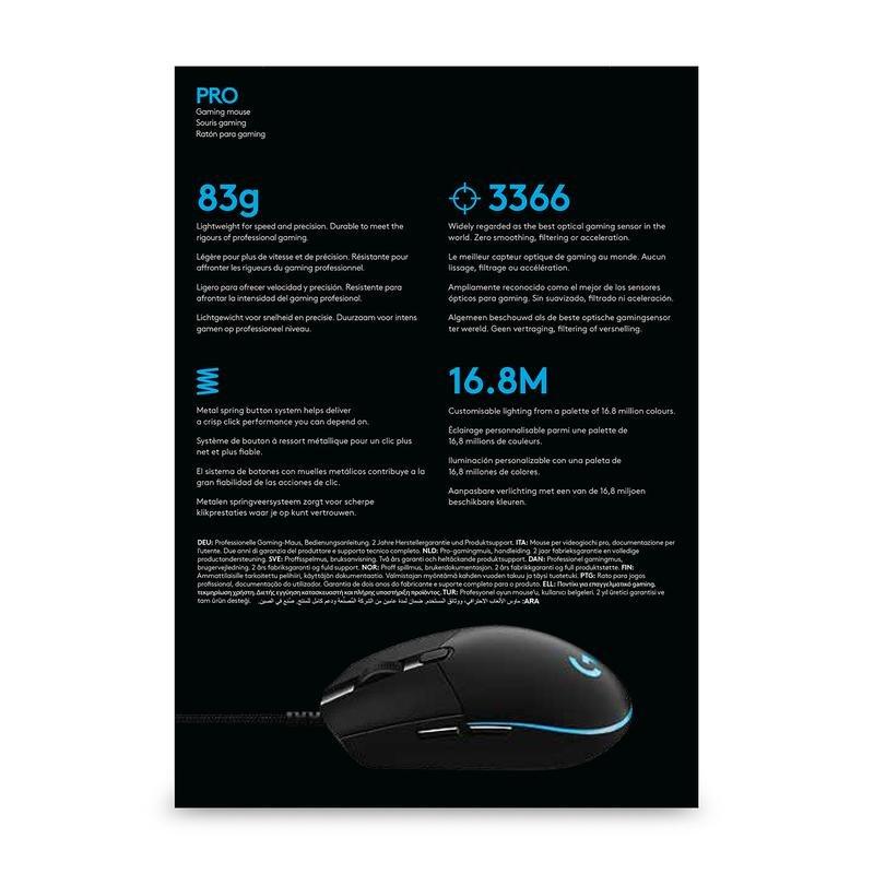 Logitech G 910-005441 Pro Hero Gaming Mouse, , large image number 2