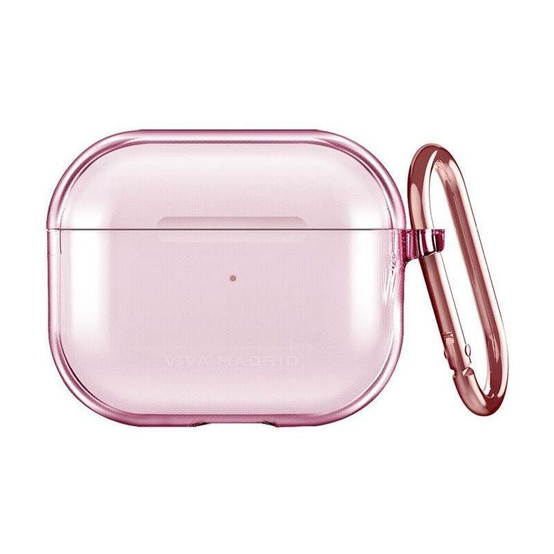Viva Madrid Clar Max Case for AirPods 3 - Pink with Rose Gold Keychain, , large image number 0