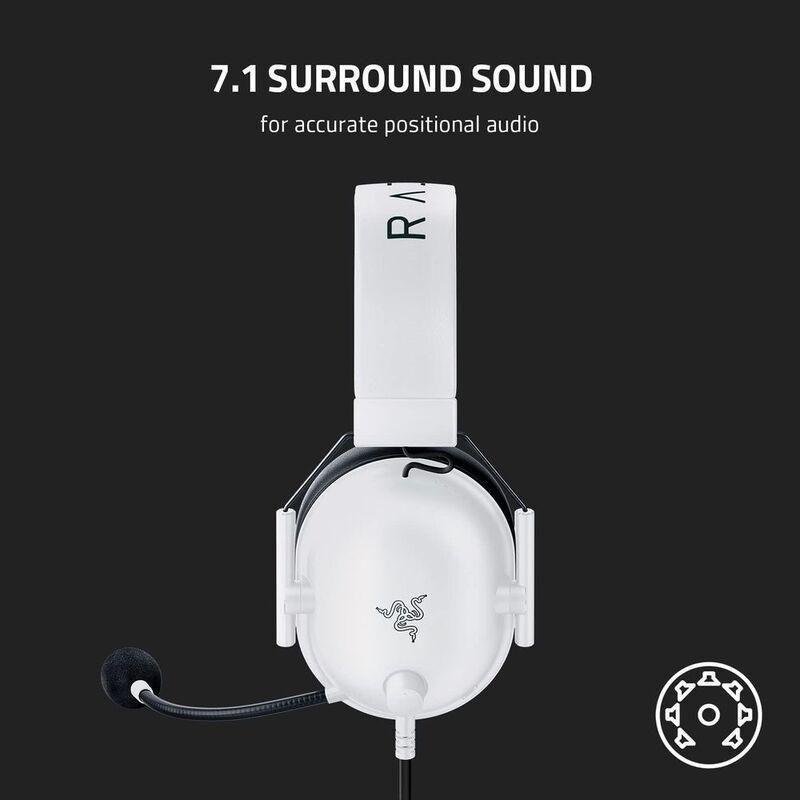 Razer BlackShark V2 X Wired Gaming Headset - White, , large image number 1