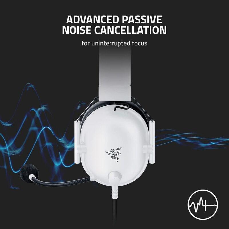 Razer BlackShark V2 X Wired Gaming Headset - White, , large image number 2