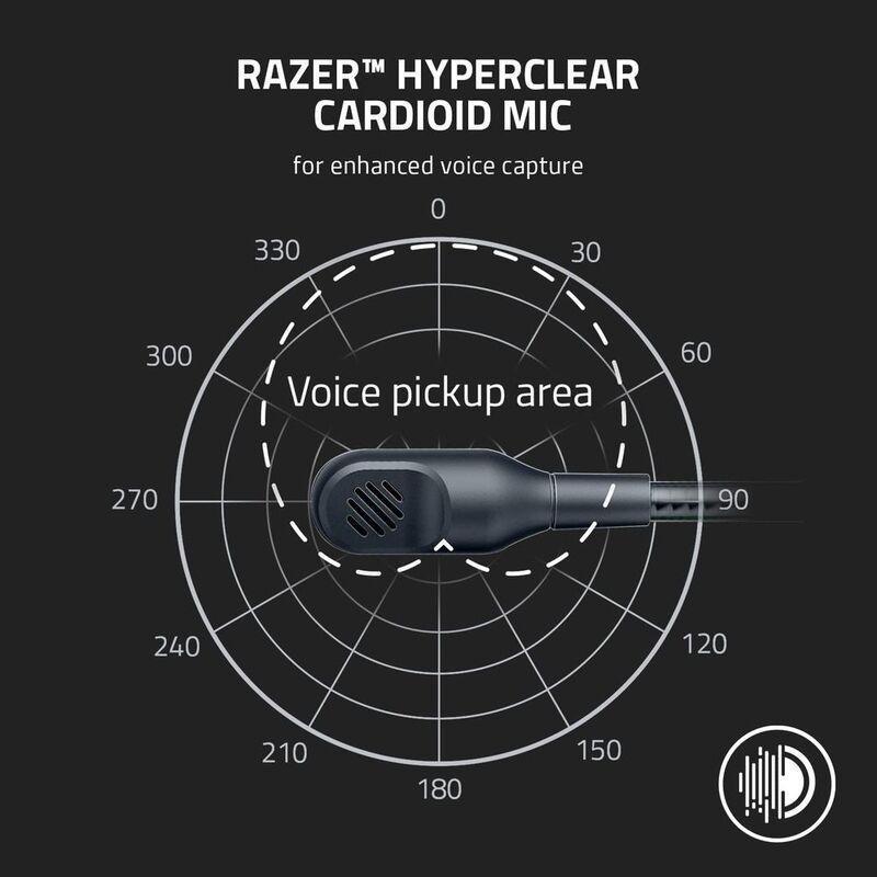 Razer BlackShark V2 X Wired Gaming Headset - White, , large image number 5