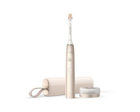 PHILIPS - Philips Sonicare 9900 Prestige Champagne Power Toothbrush with SenseIQ