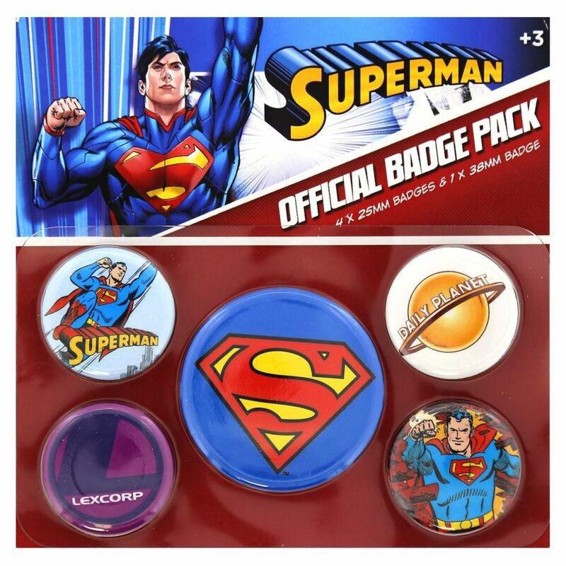 Pyramid International Superman Enamel Pin Badge 10 x 12.5cm, , large image number 0