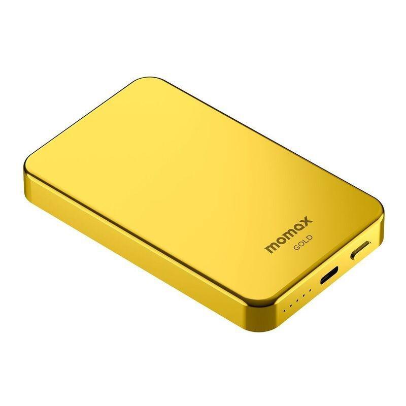 Momax Q.Mag Power 6 5000mAh Gold MagSafe Wireless Power Bank, , large image number 3