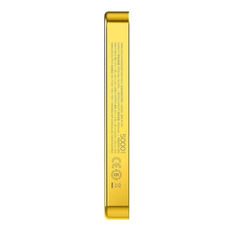 Momax Q.Mag Power 6 5000mAh Gold MagSafe Wireless Power Bank, , large image number 4