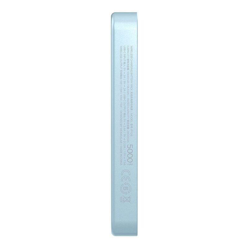 Momax Q.Mag Power 7 10000mAh Blue MagSafe Wireless Power Bank, , large image number 3