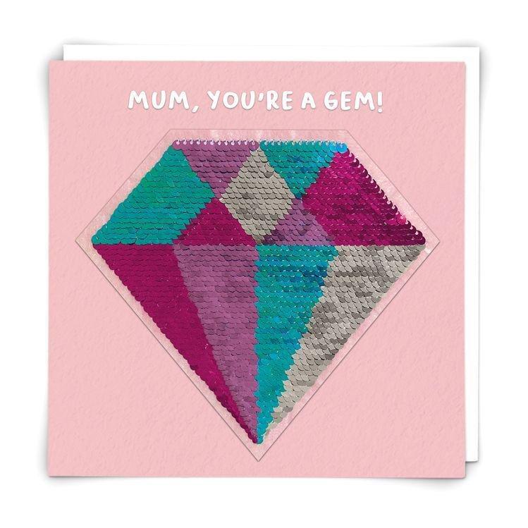 Redback Cards Mum Diamond Mother's Day Greeting Card (160 x 160mm), , medium
