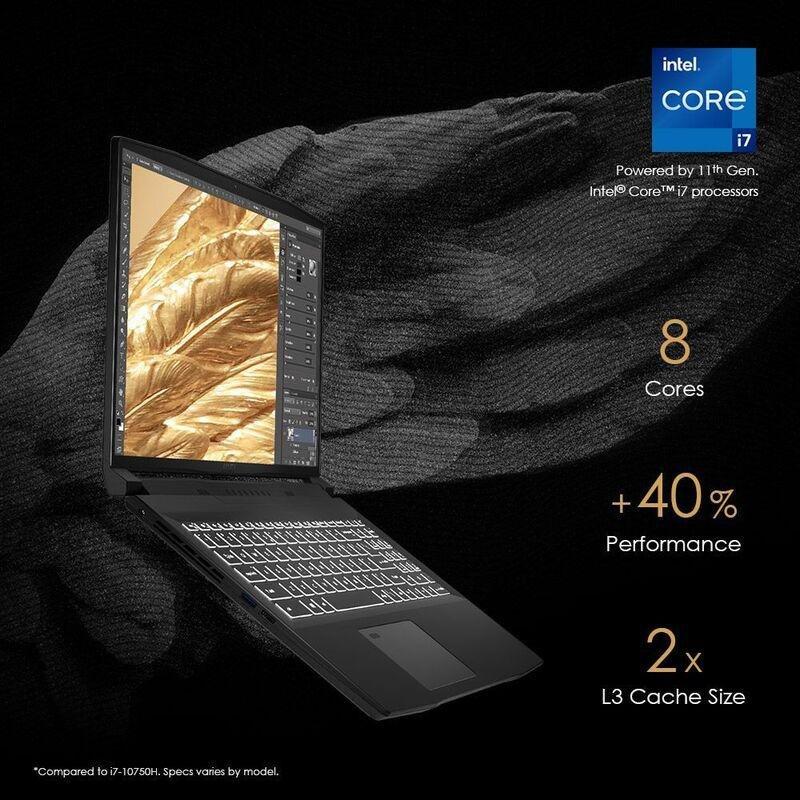 MSI Creator M16 Laptop i7-11800H/16GB/512GB SSD/NVIDIA GeForce RTX 3050 4GB/16-inch QHD/60Hz/Win10, , large image number 3
