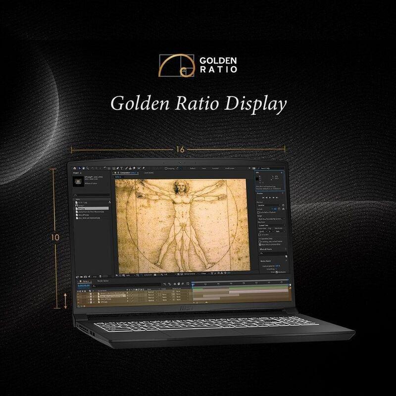 MSI Creator M16 Laptop i7-11800H/16GB/512GB SSD/NVIDIA GeForce RTX 3050 4GB/16-inch QHD/60Hz/Win10, , large image number 9