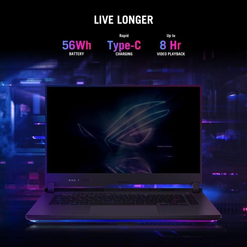 ASUS ROG Strix G15 G513IE-HN006W Gaming Laptop/AMD Ryzen R7-4800H/16GB RAM/1TB SSD/NVIDIA GeForce RTX 3050TI 4GB/15.6 Inch FHD (1920x1080) 144Hz/Wi..., , large image number 4