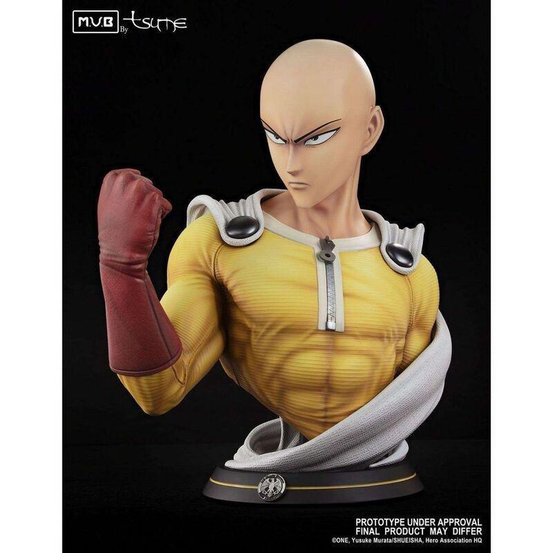 Tsume Art One Punch Man Saitama M.U.B. Limited Edition Bust - 28 inch, , large image number 1