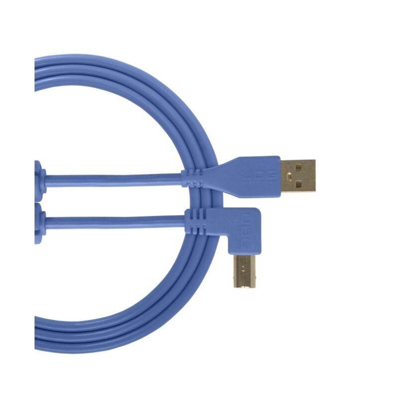 UDG U95005LB Ultimate Usb 2.0 Audio Cable A-B Angled - Blue 2m, , large image number 0