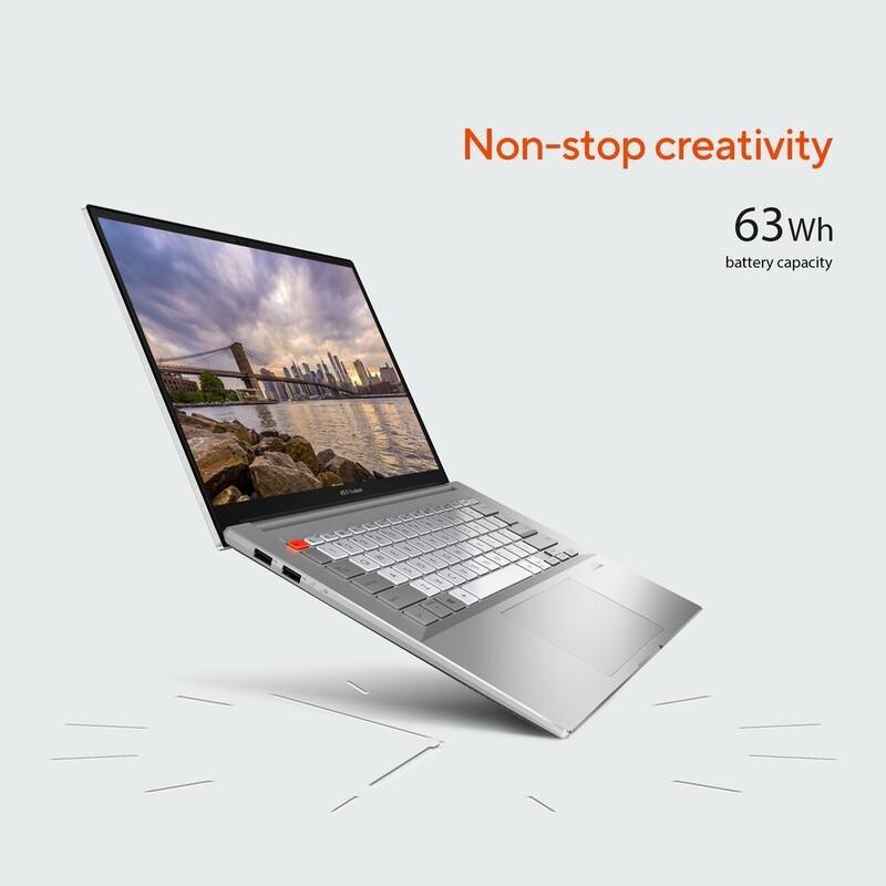 ASUS Vivobook Pro 14X OLED M7400QE-OLED0R7W Creator Laptop/AMD Ryzen R7-5800H/16GB RAM/1TB SSD/NVIDIA GeForce RTX 3050 Ti 4GB/14 Inch WQXGA (2880X1..., , large image number 4