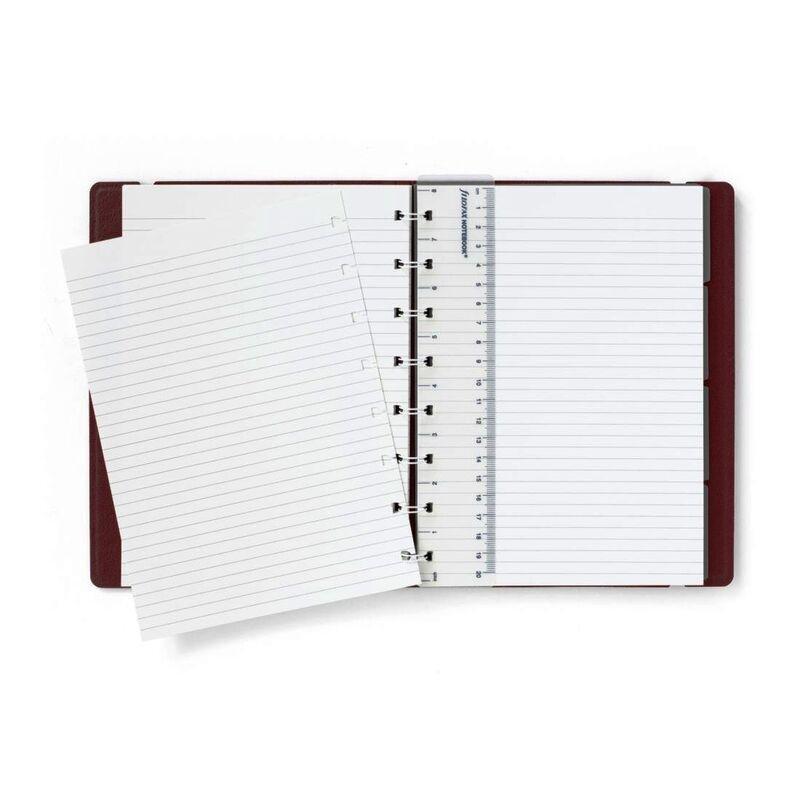 Filofax Refillable Notebook A5 Ruled Burgundy, , large image number 2