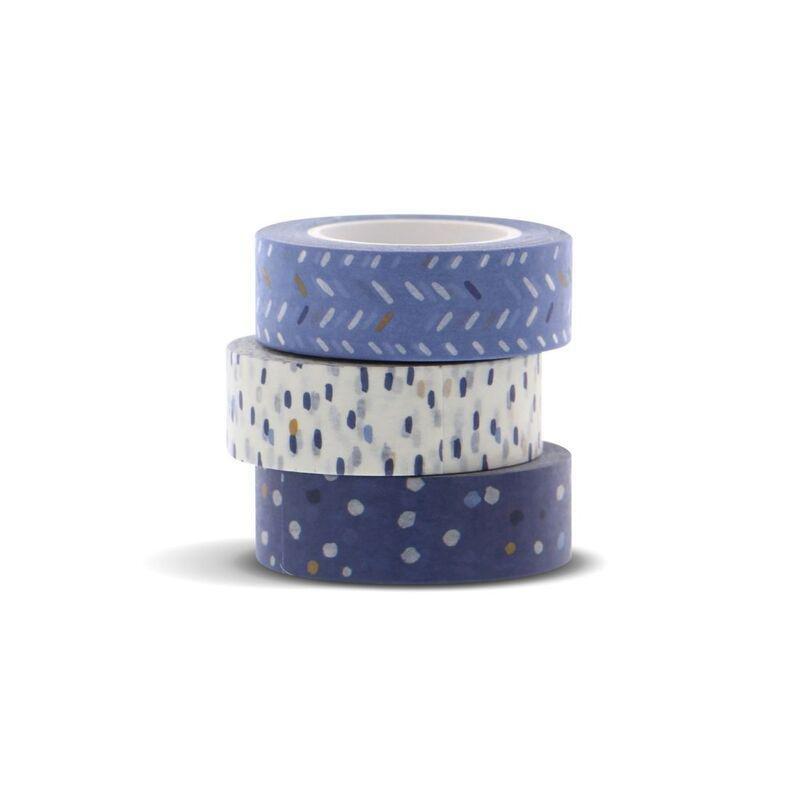 Filofax Indigo Washi Tape Set (Pack of 3), , large image number 0
