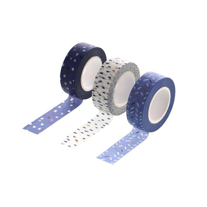 Filofax Indigo Washi Tape Set (Pack of 3), , large image number 1