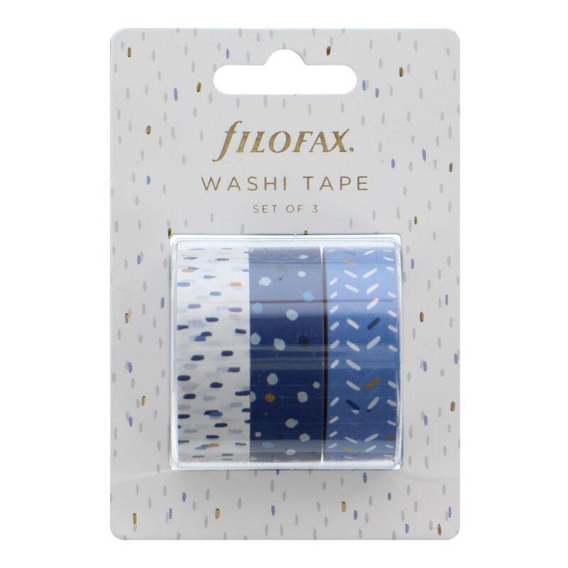 Filofax Indigo Washi Tape Set (Pack of 3), , large image number 2