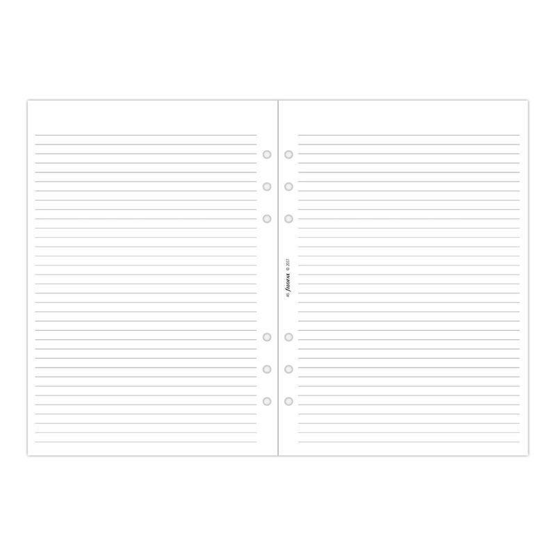 Filofax Ruled Notepaper A5 Refill White, , large image number 1