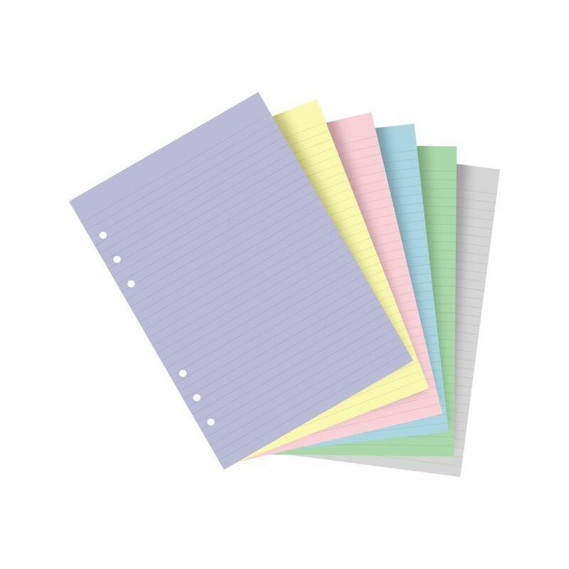 Filofax Ruled Notepaper A5 Refill Pastel, , large image number 0