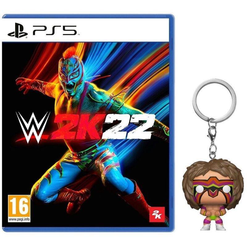 WWE 2K22 - PS5 (PEGI) + Funko Pop! WWE Ultimate Warrior Keychain, , large image number 0