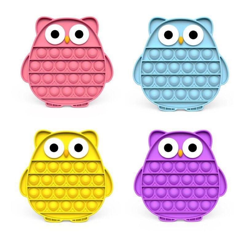 Squizz Toys Pop The Bubble Popping Toy - Owl (Assortment - Includes 1), , large image number 0