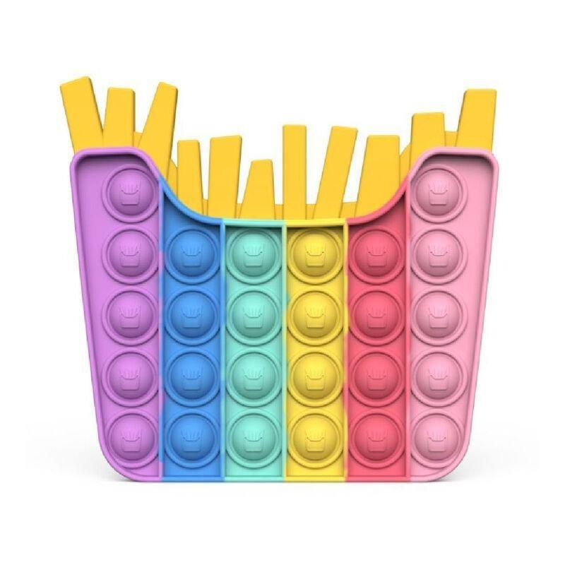 Squizz Toys Pop The Bubble Popping Toy - Chips Rainbow, , large image number 0