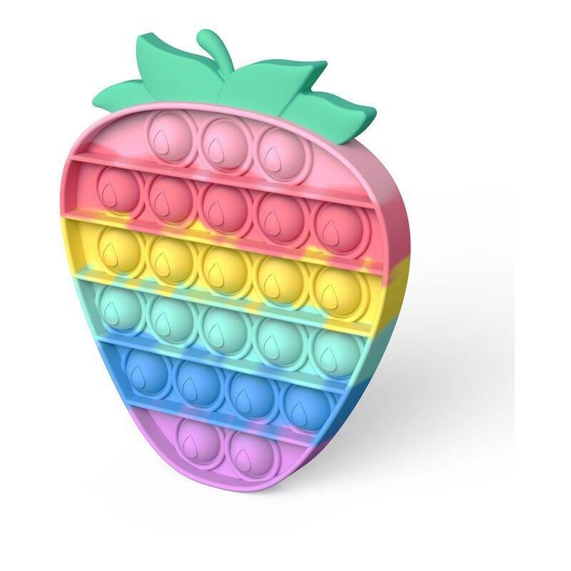 Squizz Toys Pop The Bubble Popping Toy - Strawberry Rainbow, , large image number 0