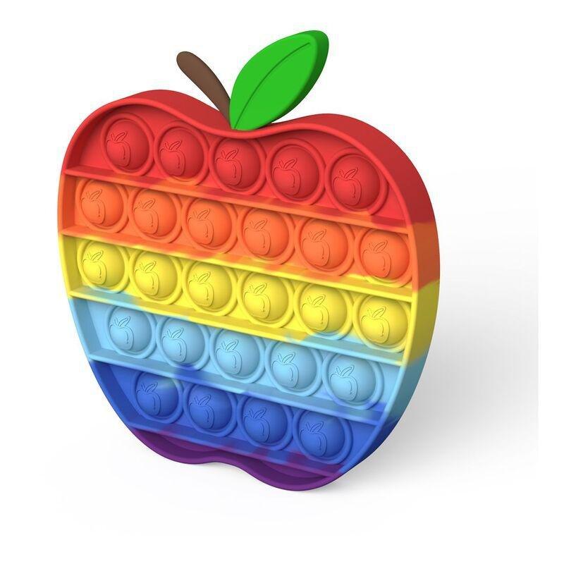 Squizz Toys Pop The Bubble Popping Toy - Apple Rainbow, , large image number 0