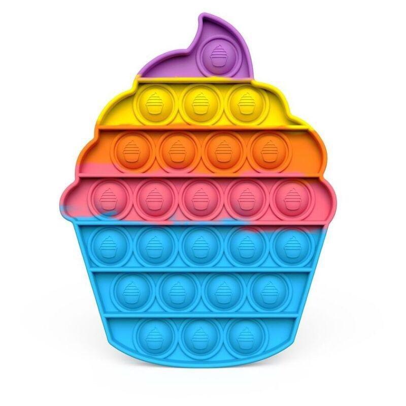 Squizz Toys Pop The Bubble Popping Toy - Icecream Rainbow, , large image number 0