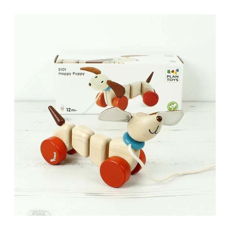 Plan Toys Happy Puppy Wooden Toy, , large image number 1