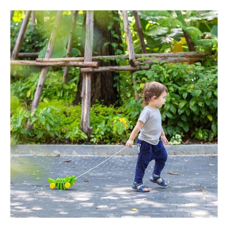 Plan Toys Dancing Alligator Wooden Toy, , large image number 1