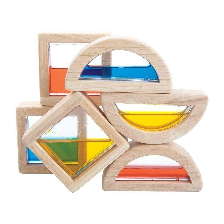 Plan Toys Water Blocks Wooden Set, , large image number 0